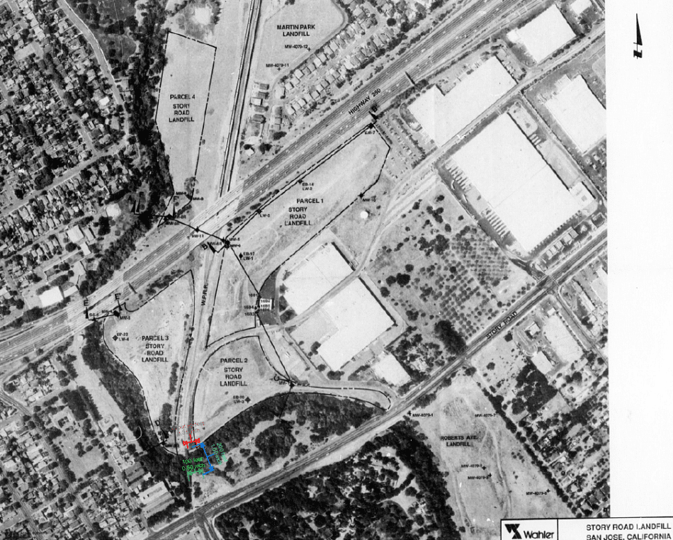 story road landfill map
